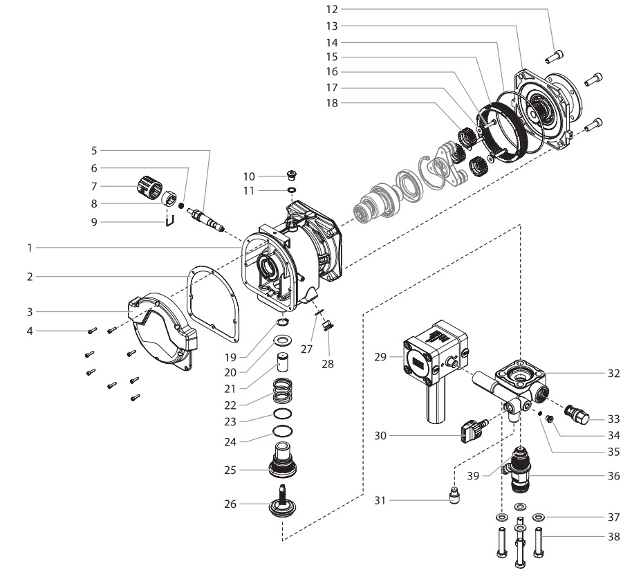 Elite 3500 Pump Assembly Parts